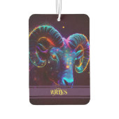 Aries Zodiac Signs Celestial Air Freshener Autolufterfrischer (Rückseite)
