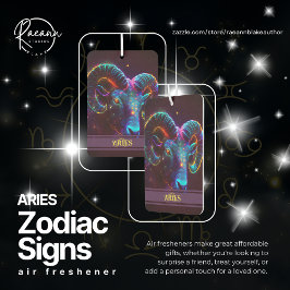 Aries Zodiac Signs Celestial Air Freshener Autolufterfrischer