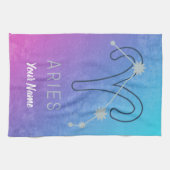 Aries Zodiac Star Sign Horoskop Constellation Geschirrtuch (Horizontal)