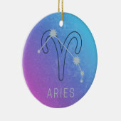 Aries Zodiac Star Sign Horoskop Constellation Keramik Ornament (Rechts)