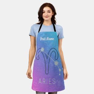 Aries Zodiac Star Sign Horoskop Constellation Schürze