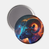 Aries Zodiac Star Sign - Kein Text Magnet (Vorderseite/Rückseite)