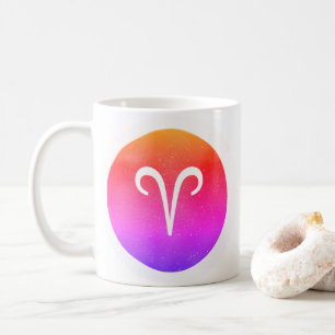 Aries Zodiac Star Sign Modern Kaffeetasse