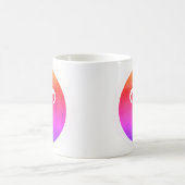 Aries Zodiac Star Sign Modern Kaffeetasse (Mittel)