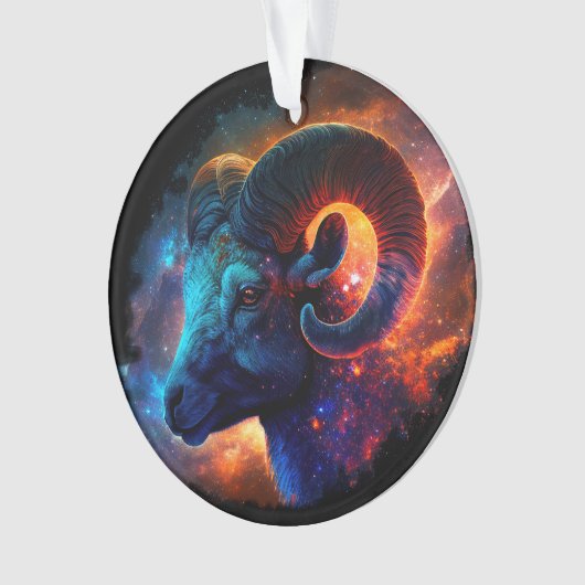 Aries Zodiac Star Sign - No Text - Ornamente (Vorderseite)