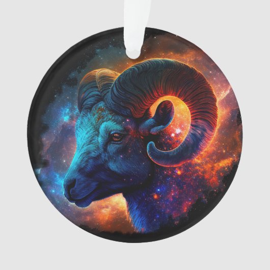 Aries Zodiac Star Sign - No Text - Ornamente (Vorderseite)