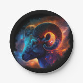 Aries Zodiac Star Sign - No Text - Paper Plate Pappteller (Vorderseite)