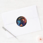 Aries Zodiac Star Sign - No Text - Round Sticker (Umschlag)