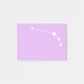 Aries Zodiac Star Sign Post-it Klebezettel (Vorderseite)