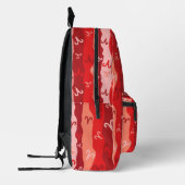 Aries Zodiac Stripes Bedruckter Rucksack (Links)