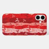 Aries Zodiac Stripes Broken Tiles Case-Mate iPhone Hülle (Rückseite (Horizontal))