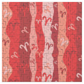 Aries Zodiac Stripes Broken Tiles Stoff (Nahaufnahme)