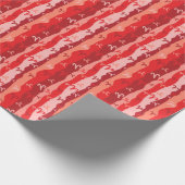 Aries Zodiac Stripes Geschenkpapier (Ecke)