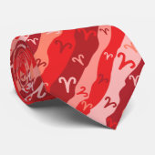 Aries Zodiac Stripes Krawatte (Gerollt)