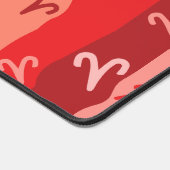 Aries Zodiac Stripes Schreibtischunterlage (Ecke)