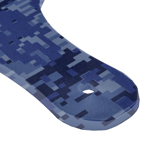 Aries Zodiac-Symbol auf Navy Blue Digital-Camoufla Schneidebrett (Ecke)