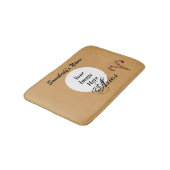 Aries Zodiac Symbol Element von Kenneth Yoncich Badematte (Schrägansicht)