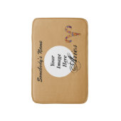 Aries Zodiac Symbol Element von Kenneth Yoncich Badematte (Vorderseite Vertikal)