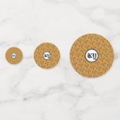 Aries Zodiac Symbol Element von Kenneth Yoncich Konfetti (Rückseiten)
