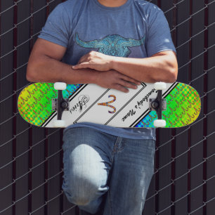 Aries Zodiac Symbol Element von Kenneth Yoncich Skateboard