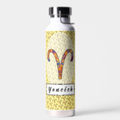 Aries Zodiac Symbol Element von Kenneth Yoncich Trinkflasche (Links)