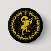 Aries - Zodiac - Symbol - Horoskop Button (Vorderseite)