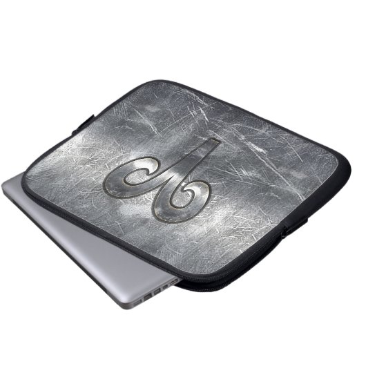 Aries Zodiac Symbol in Grunge Distressed Style Laptopschutzhülle (Vorne Knopf)