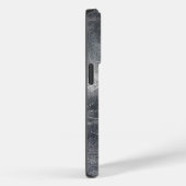 Aries Zodiac Symbol in Silver Distressed Style Case-Mate iPhone Hülle (Rückseite / Rechts)