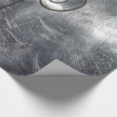 Aries Zodiac Symbol Industrial Style Geschenkpapier (Ecke)