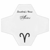 Aries Zodiac Symbol Standard von Kenneth Yoncich Fußball (Flach)