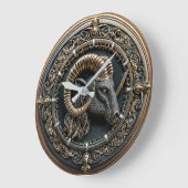 Aries-Zodiac-Uhr Große Wanduhr (Winkel)