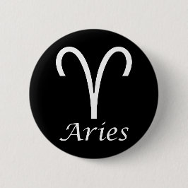 "Aries" Zodiac-Zeichen Button