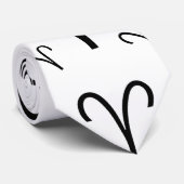"Aries" Zodiac-Zeichen Krawatte (Gerollt)