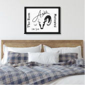 Aries Zodiac Zeichen und Symbol Gerahmt Leinwanddruck (Insitu (Schlafzimmer))