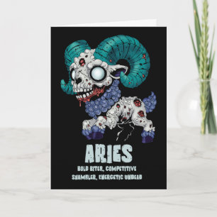 Aries Zombie Karte