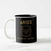 Aries Zweifarbige Tasse (Links)