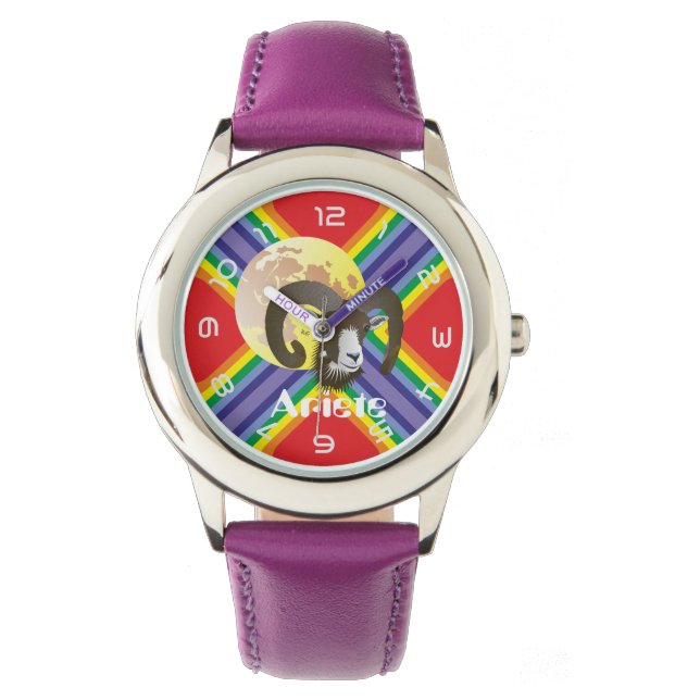 Ariete 21 marzo al 20 aprile Orologio Armbanduhr (Vorderseite)