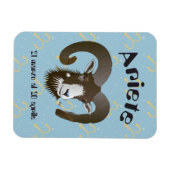 Ariete 21 marzo al 20 aprile Premium Flexi Magnet (Horizontal)