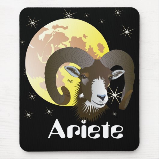 Ariete 21 marzo al 20 aprile Tappetini pro Maus Mousepad (Vorne)