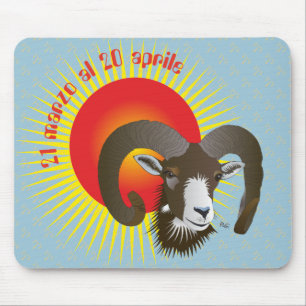 Ariete 21 marzo al 20 aprile Tappetini pro Maus Mousepad