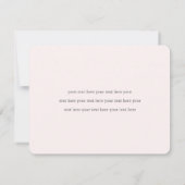 Arigato mit Kirschblüten Hübsch Japanisch Dankeskarte (Rückseite)