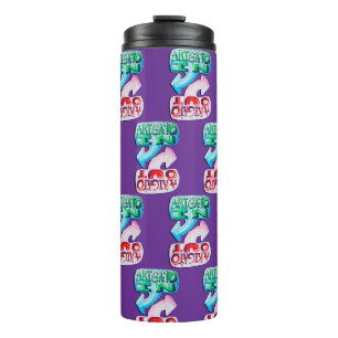 Arigato Rein, Arigato Raus Thermosbecher
