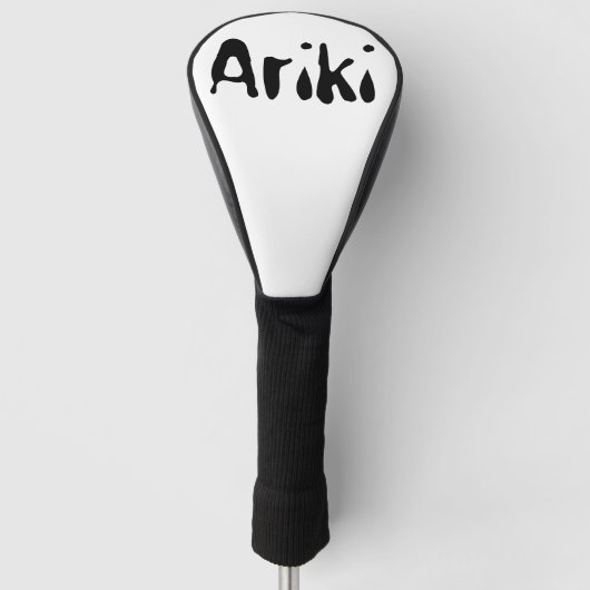 Ariki Maori Boys Name, Golf Headcover (Vorderseite)