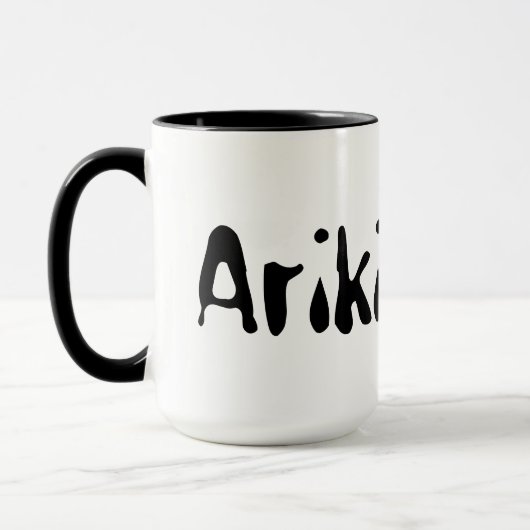 Ariki Maori Männername Tasse (Links)