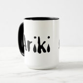 Ariki Maori Männername Tasse (Vorderseite Links)