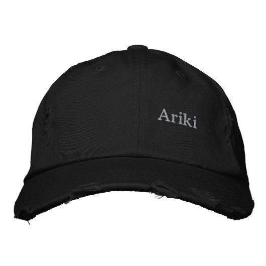 Ariki Mens bestickt Bestickte Baseballkappe (Vorderseite)