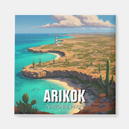 Arikok Nationalpark Aruba Travel Magnet (Vorne)