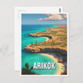 Arikok Nationalpark Aruba Travel Postkarte (Vorne/Hinten)