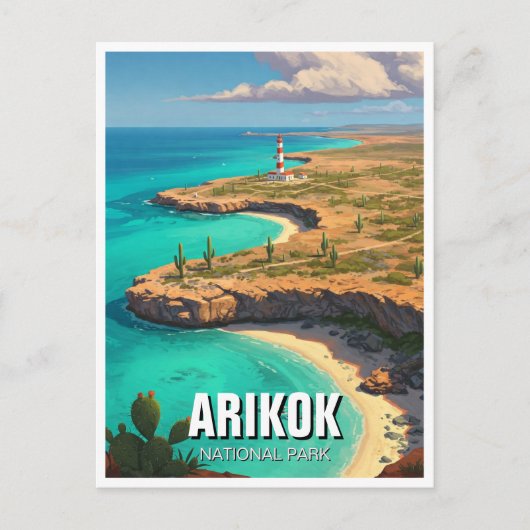 Arikok Nationalpark Aruba Travel Postkarte (Vorderseite)
