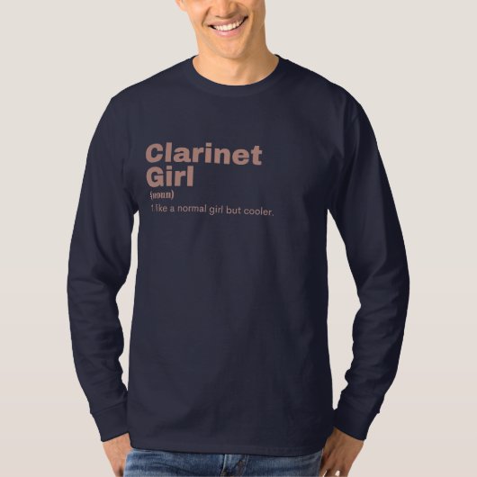 arinet  Girl - Clarinet  T-Shirt (Vorderseite)